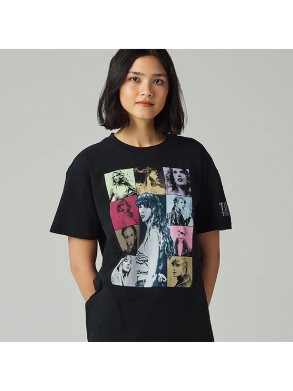 TAYLOR SWIFT The Eras Tour Official Merch Black T-shirt large